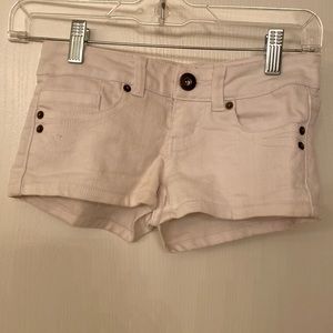 O’Neill girls size 7 white shorts